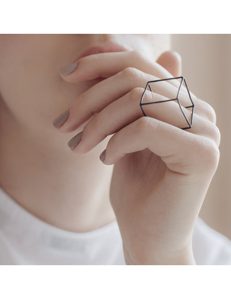 TRANSLATIONS ring Minimalist, handcrafted - Monom