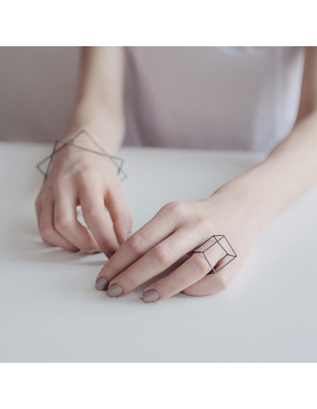 TRANSLATIONS ring Minimalist, handcrafted - Monom