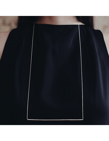 LINIA necklace Minimalist, handcrafted - Monom