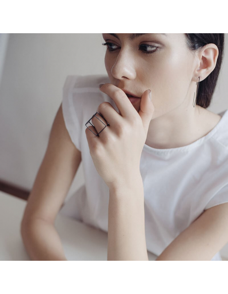 TRANSLATIONS ring Minimalist, handcrafted - Monom
