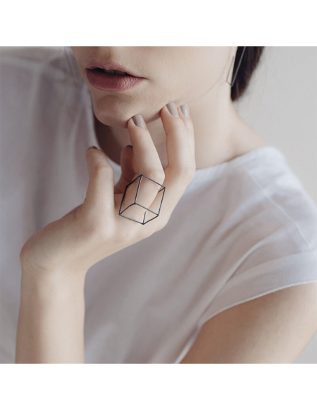 TRANSLATIONS ring Minimalist, handcrafted - Monom