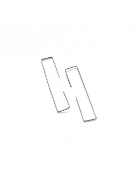 TRANSLATIONS earrings Minimalist, handcrafted - Monom