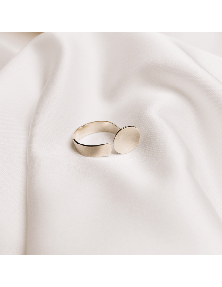 Inel PLATTITUDE OPEN CIRCLE Minimal, realizat manual. - Monom