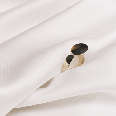 Inel PLATTITUDE OPEN CIRCLE Minimal, realizat manual. - Monom