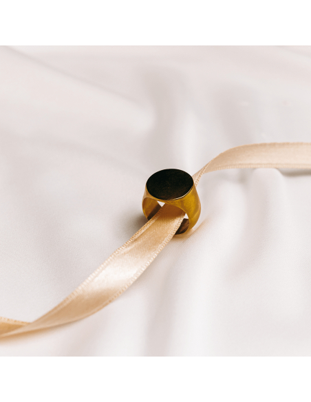 Signet ring Minimalist, handcrafted - Monom