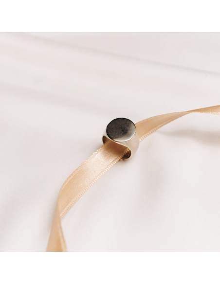 Signet ring Minimalist, handcrafted - Monom