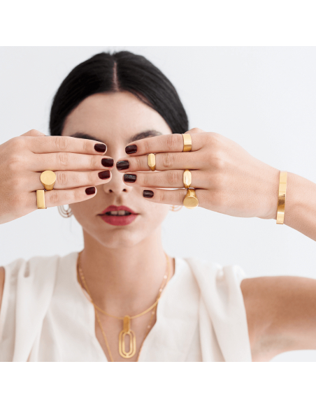 Signet ring Minimalist, handcrafted - Monom