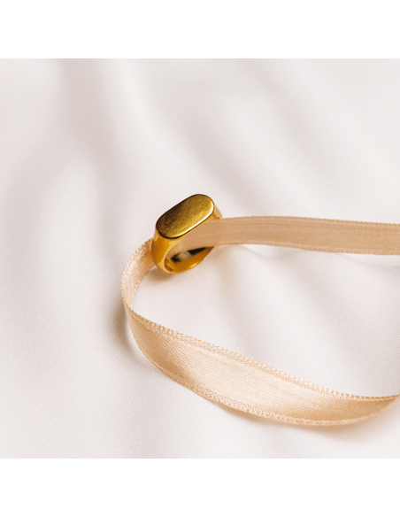 Signet ring Minimalist, handcrafted - Monom