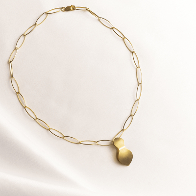 Colier AURA design minimal, realizat manual. - Monom