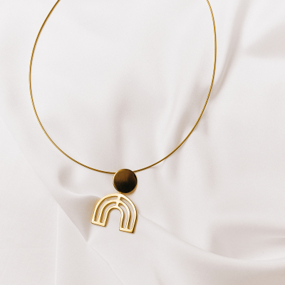 The Mino Pendant necklace Minimalist, handcrafted - Monom