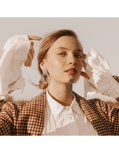 The Solaria Earrings earrings  Minimalist, handcrafted - Monom