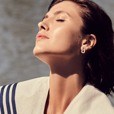 Cercei Labyrinth Oval Small, realizati manual. - Monom 2