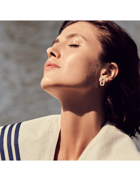 Cercei Labyrinth Oval Small, realizati manual. - Monom