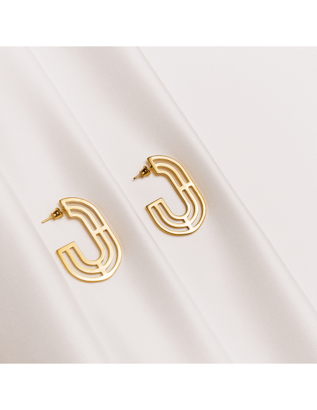 Cercei The Introspect Oval Minimal, realizati manual. - Monom