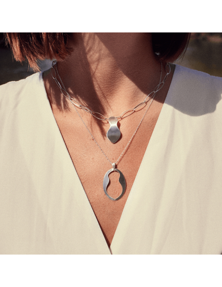 Colier CASCARA design minimal, realizat manual. - Monom