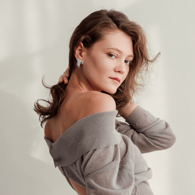 Cercei ALPHABET STRENGTH Minimalism, realizati manual. - Monom