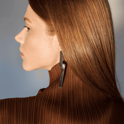 Cercei IMPERFECT BAND Minimal, realizati manual - Monom