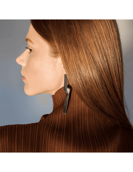 IMPERFECT BAND earrings  Minimalist, handcrafted - Monom