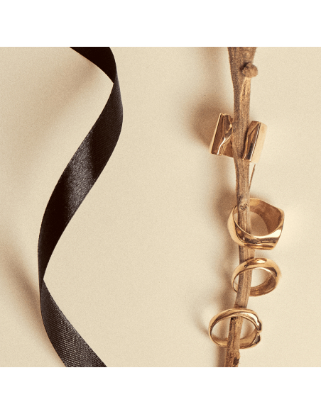 Inel CASCARA, Minimal, realizate manual. - Monom