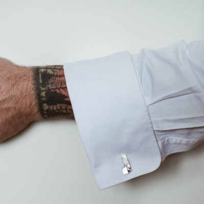 Butoni IMPERFECT BAND Minimal, realizati manual - Monom