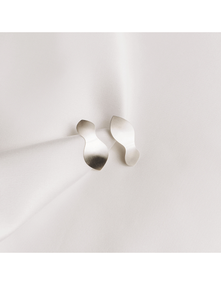 Cercei Roua Minimal, realizat manual. - Monom