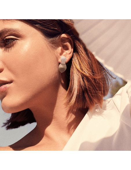 Cercei Roua Minimal, realizat manual. - Monom