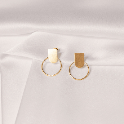 Cercei PLATTITUDE Combo Small Minimal, realizati manual. - Monom