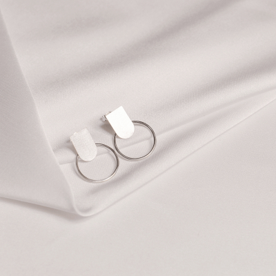 Cercei PLATTITUDE Combo Small Minimal, realizati manual. - Monom