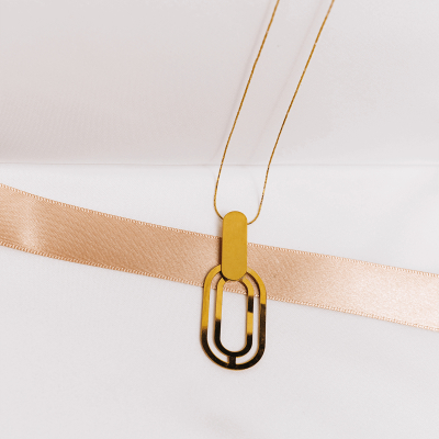 The Troia Pendant necklace Minimalist, handcrafted - Monom