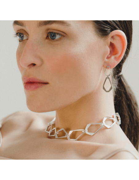 Cercei TECTONICA DUO Minimal, realizata manual. - Monom