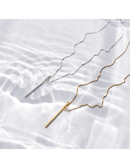 LINIA small Minimal Necklace, Handmade by Monom