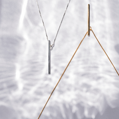 Colier LINIA small Minimal, realizat manual. - Monom