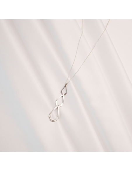 Colier TECTONICA TRIO Minimal, realizat manual. - Monom