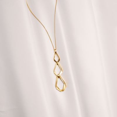 Colier TECTONICA TRIO Minimal, realizat manual. - Monom 2