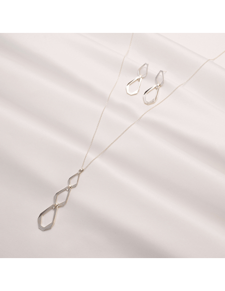 TECTONICA DUO Minimal Earrings, handcrafted. - Monom