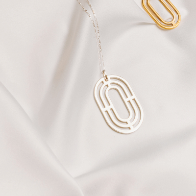 SOLARIA necklace Minimalist, handcrafted - Monom 2