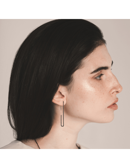 TRANSLATIONS earrings Minimalist, handcrafted - Monom