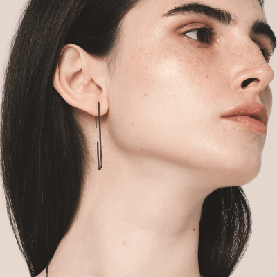 TRANSLATIONS earrings Minimalist, handcrafted - Monom 2