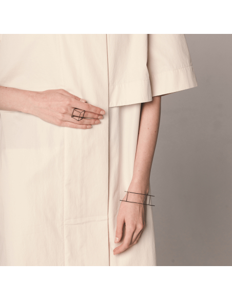 TRANSLATIONS ring Minimalist, handcrafted - Monom