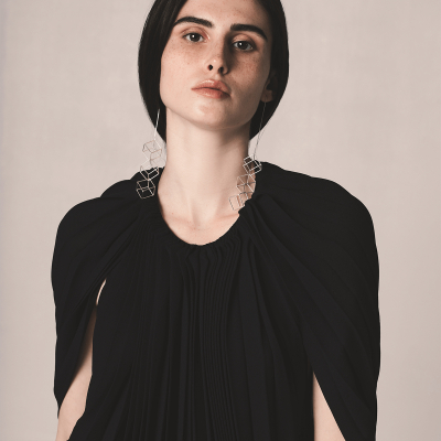 TRANSLATIONS LONG CUBE 3 EARRINGS 2