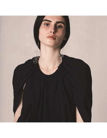 TRANSLATIONS LONG CUBE 3 EARRINGS