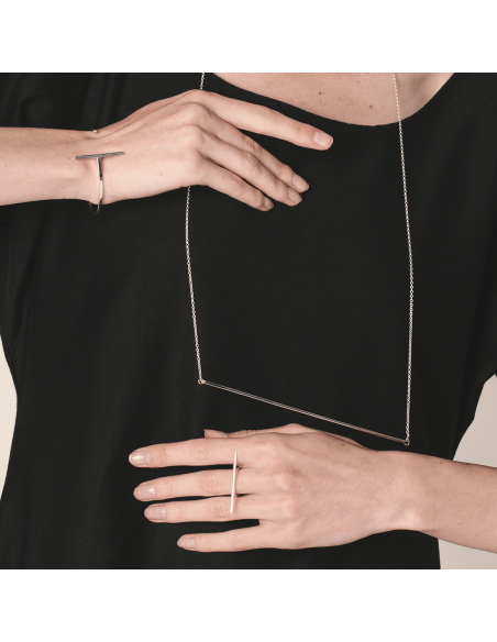LINIA necklace Minimalist, handcrafted - Monom