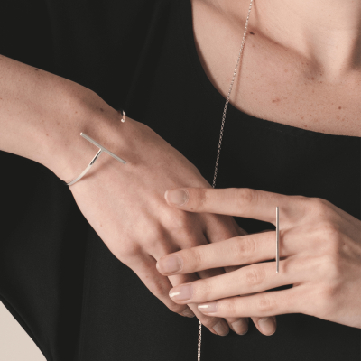 BRATARA LINIA Minimal, realizata manual. - Monom