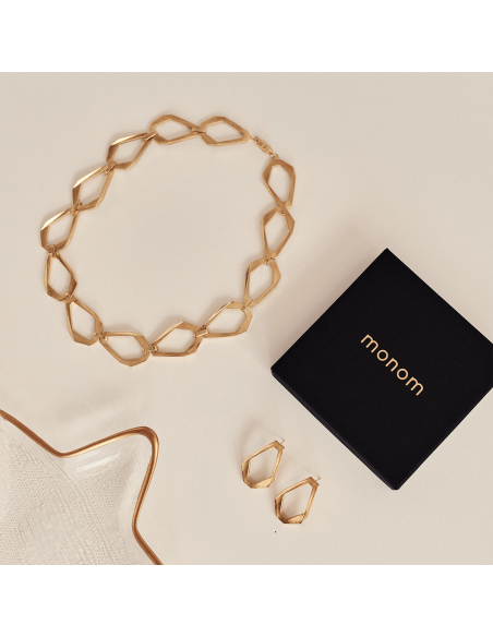 Colier TECTONICA Minimal, realizat manual. - Monom