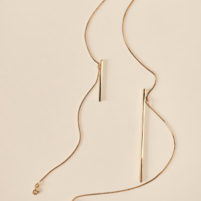 Colier LINIA small Minimal, realizat manual. - Monom