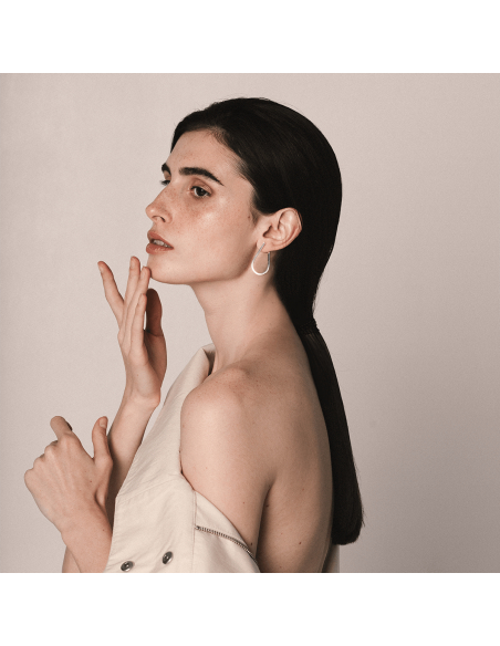 Cercei Eterea Minimal, realizat manual. - Monom