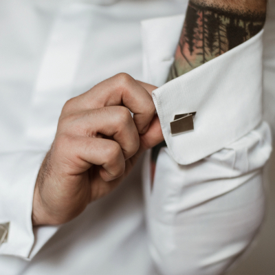 Butoni IMPERFECT FOLDED Minimal, realizati manual - Monom