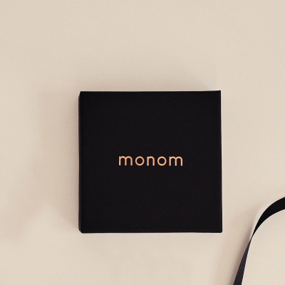 Butoni IMPERFECT FOLDED Minimal, realizati manual - Monom