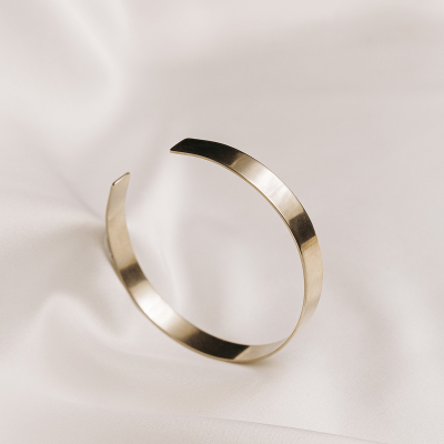 Bratara BASIC BAND design minimal, realizata manual. - Monom