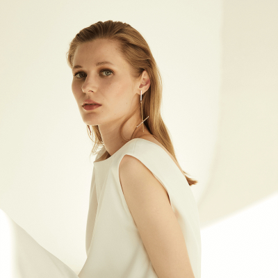 Cercei ALPHABET X Minimal, realizat manual. - Monom